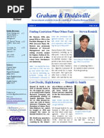 Graham and Doddsville Newsletter Fall 2010