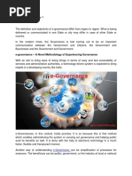 e Governance