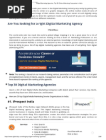 Digital Marketing Agencies_ Top 30 Online Marketing Companies in India