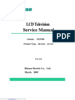LCD Television Service Manual: Chassis MT5380 Product Type