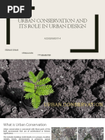 Urban Conservation and Its Role in Urban Design: Assignment-4