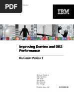 Improving Domino and DB2 Performance: Document Version 1