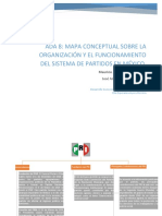 Mapa Conceptual Sobre La Organizacion y El Funcionamiento Del Sistema de Partidos en México