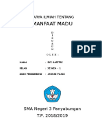 Makalah Manfaat Madu