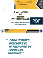 D2S1 La Valuacion de Bienes Patrimoniales. ME. Pereira