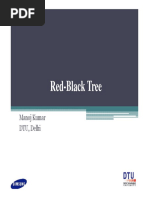 Red-Black Tree: Manoj Kumar DTU, Delhi