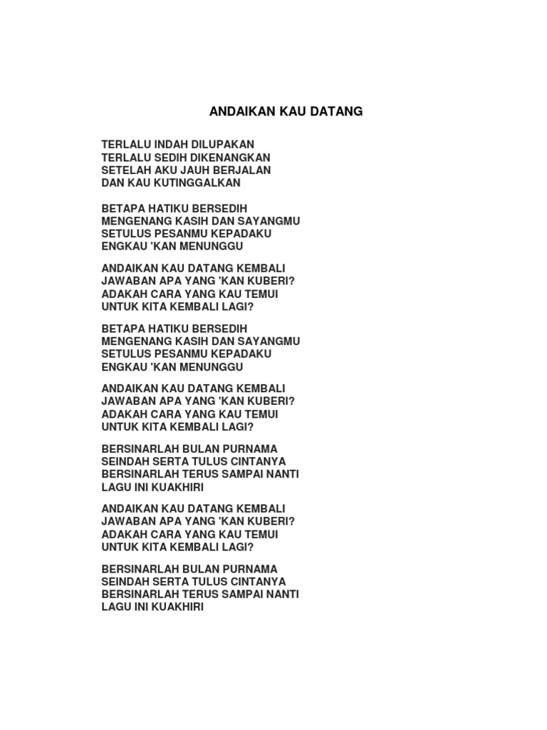 Teks Lagu Kemesraan Ini Iwan Fals - Berbagai Teks Penting