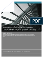 Management Guideline For Software Development Projects (Public Version)