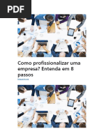 Como profissionalizar uma empres