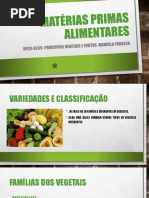 2- Matérias Primas Alimentares VEGETAIS