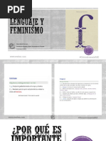 Feminismo y Lenguaje PDF