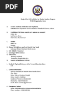 2019 SUSI Application Form