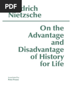 On The Uses and Disadvantages of History For Life