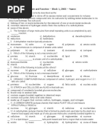 Quiz 1 - Macromolecules