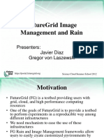 Futuregrid Image Management and Rain: Presenters: Javier Diaz Gregor Von Laszewski