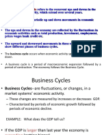Business Cycle: - The Term - Business Cycle Is The Periodic Up and Down Movements in Economic