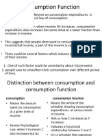 Consumption Function