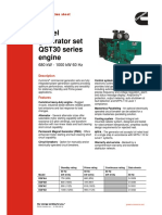 Diesel Generator Set QST30 Series Engine: 680 KW - 1000 KW 60 HZ
