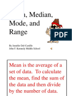 Mean, Median, and Mode PowerPoint