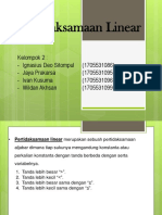 Kelompok 2. Pertidaksamaan Linear