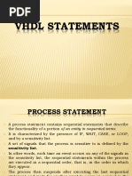 VHDL Statements