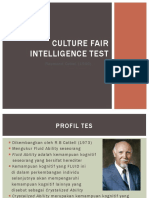 Penjelasan Culture Fair Intelligence Test