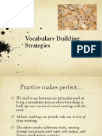 Vocabulary Building Strategies