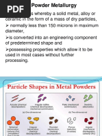 Pulverization Process in Powder Metallurgy | PDF | Mill (Grinding) | Alloy