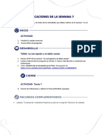 Indicaciones de La Semana 7