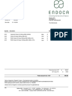 Endoca BV Invoice for Herbanatur