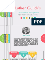 Luther Gulick 7 Activities of Management