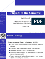 Physics of The Universe