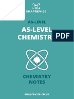 CHEMISTRY - As As-Level Chemistry (New Spec) Notes