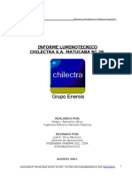 Informe Luminotecnico Chilectra Matucana 39