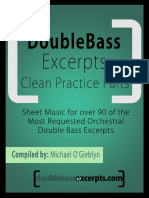 Double Bass Clean Practice Parts PDF