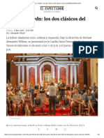 Mozart y Haydn - Los Dos Clásicos Del Género Sacro - ELESPECTADOR