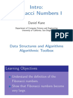 Intro: Fibonacci Numbers I: Daniel Kane