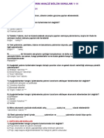 Yatirim Anali̇zi̇ Bölüm Sorulari 1-14-1 PDF