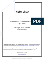 Rose  - 4 Etudes arranged for 2 Clarinets.pdf