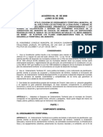 Acuerdo No. 05 de 2000 del EOT de Choachí