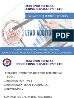 Irca Approved Lead Auditor Training Courses