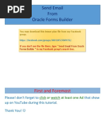 Send Email From Oracle Forms Builder Lesson Plan