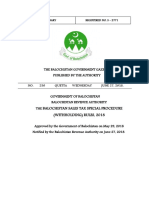 Balochistan ST Special Procedure (WH) Rules 2018 PDF