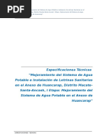 7.1 Especificaciones Técnicas