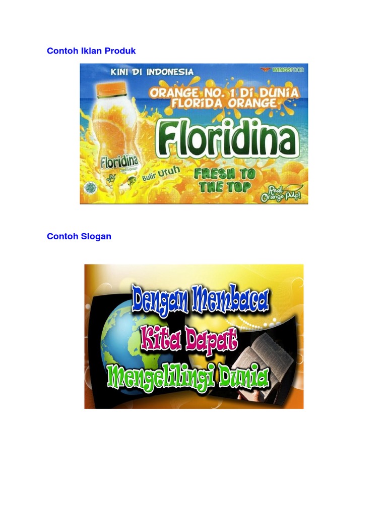 Contoh Iklan Produk