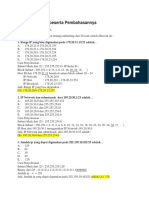 Soal Subnetting Beserta Pembahasannya