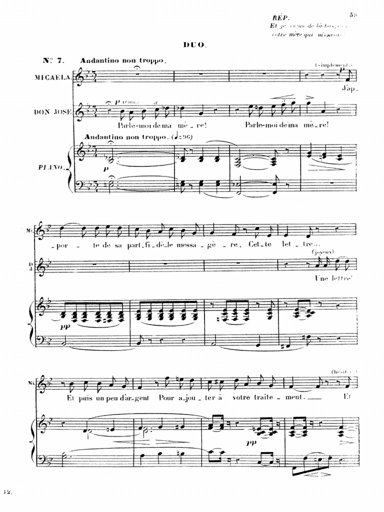 Duo Micaela Don Jose PDF | PDF