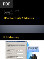 Lecture 2 - IPv4 Network Addresses Subnetting