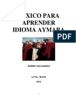Lexico de Idioma Aymara