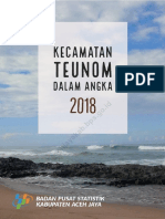 Kecamatan Teunom Dalam Angka 2018